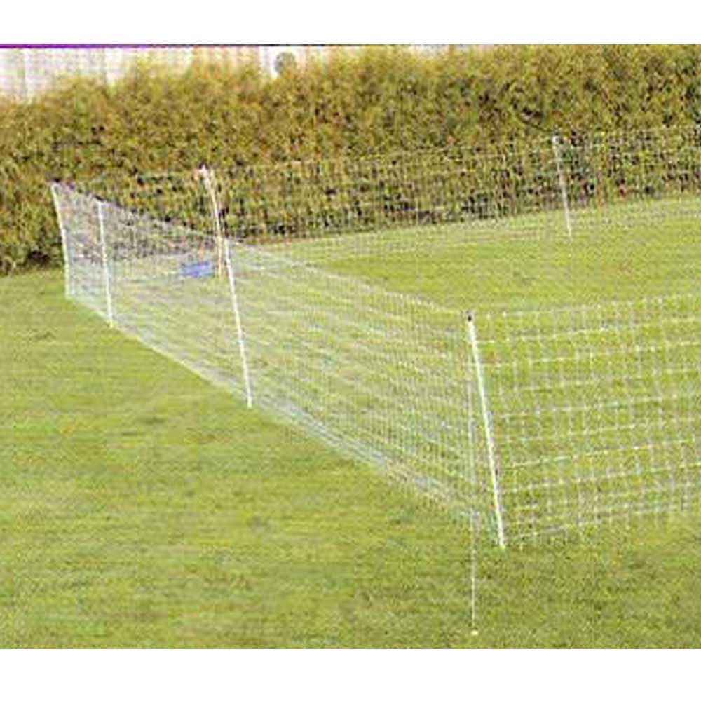 Electric Poultry Netting Kit set up (in white)