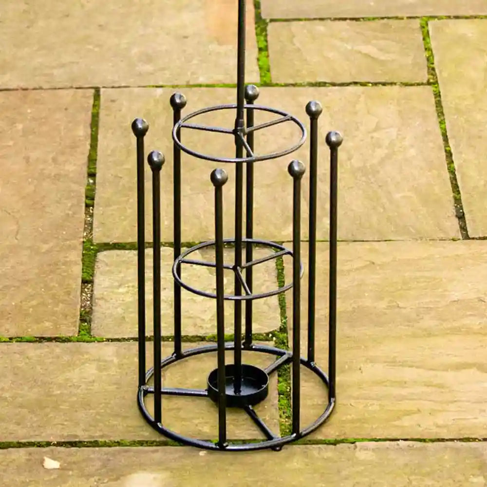 Umbrella and 4 Pair Welly Boot Stand