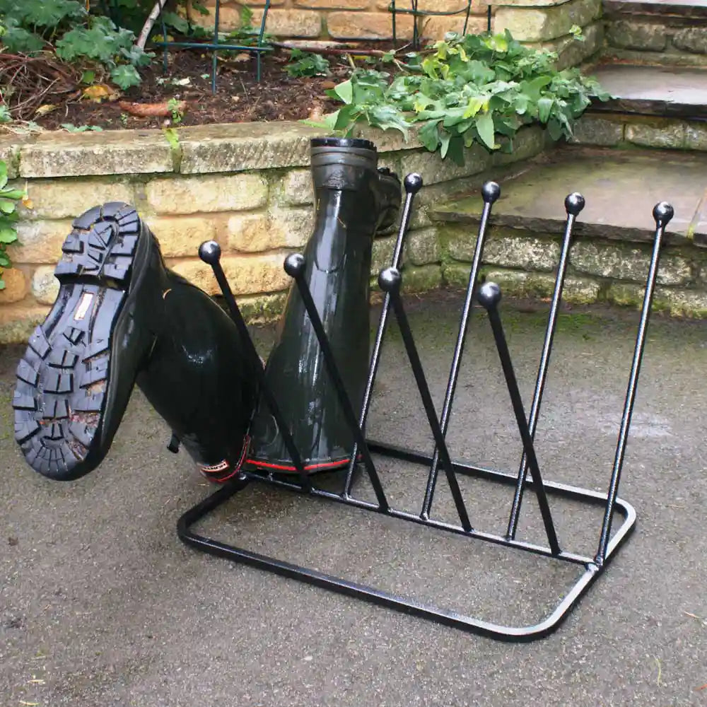 Five Pair Crossover Welly Boot Stand