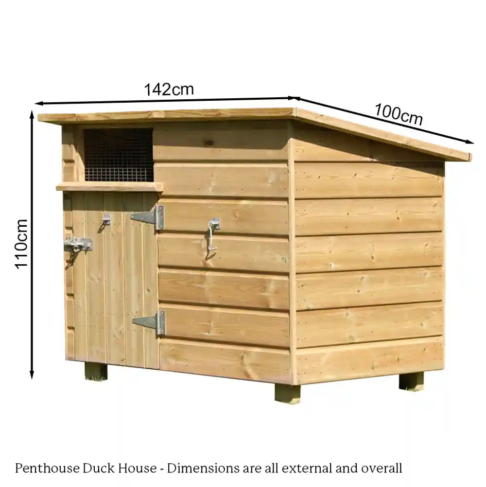 Dimensions of Penthouse Duck House