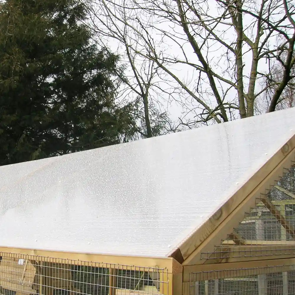 Polycarbonate Roofing for Poultry Protection Pens