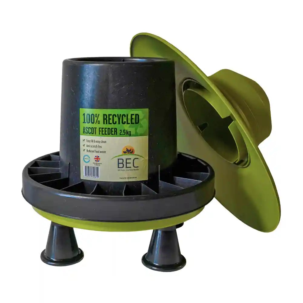 BEC Recycled Plastic Ascot Chicken Feeder, 2.5kg
