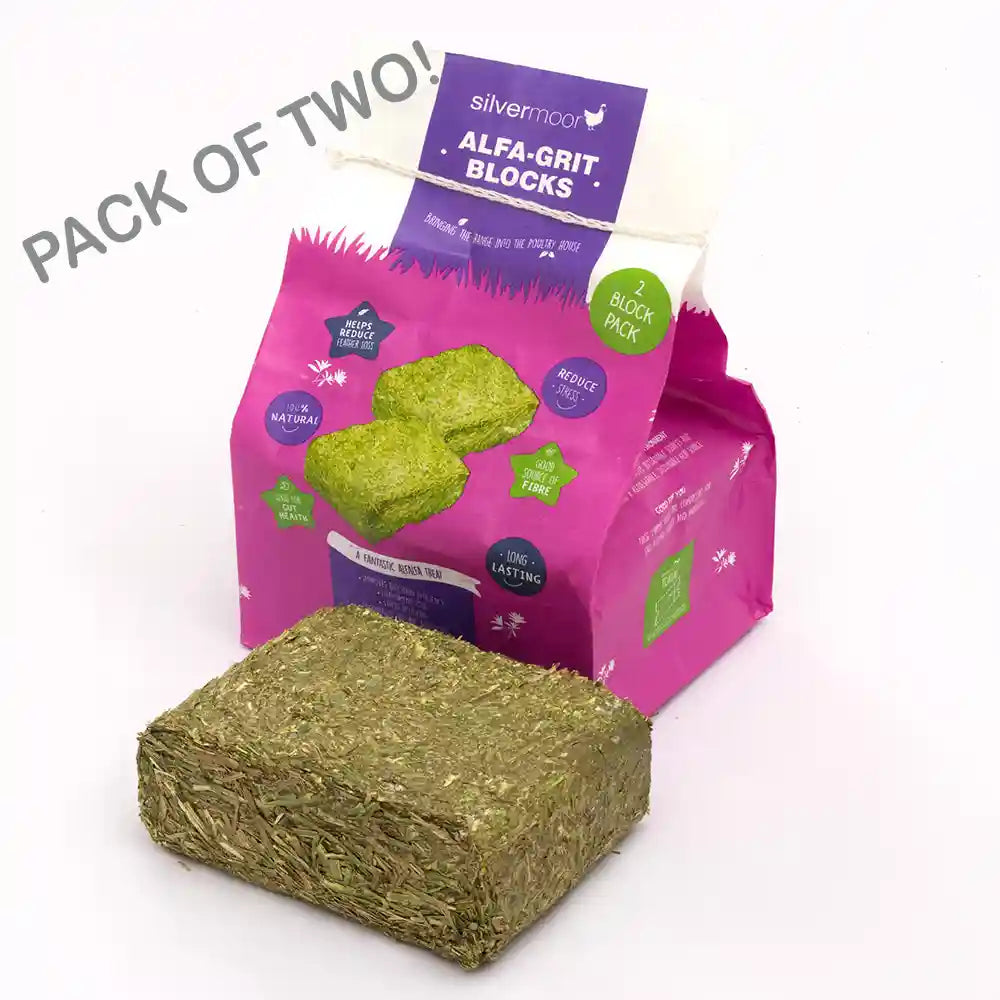 Silvermoor Alfa-Grit Block Twin Pack (2x900g) - NEW!