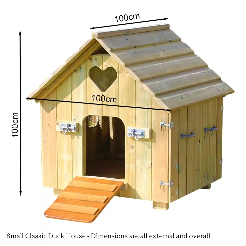 Dimensions of Small Classic Duck House