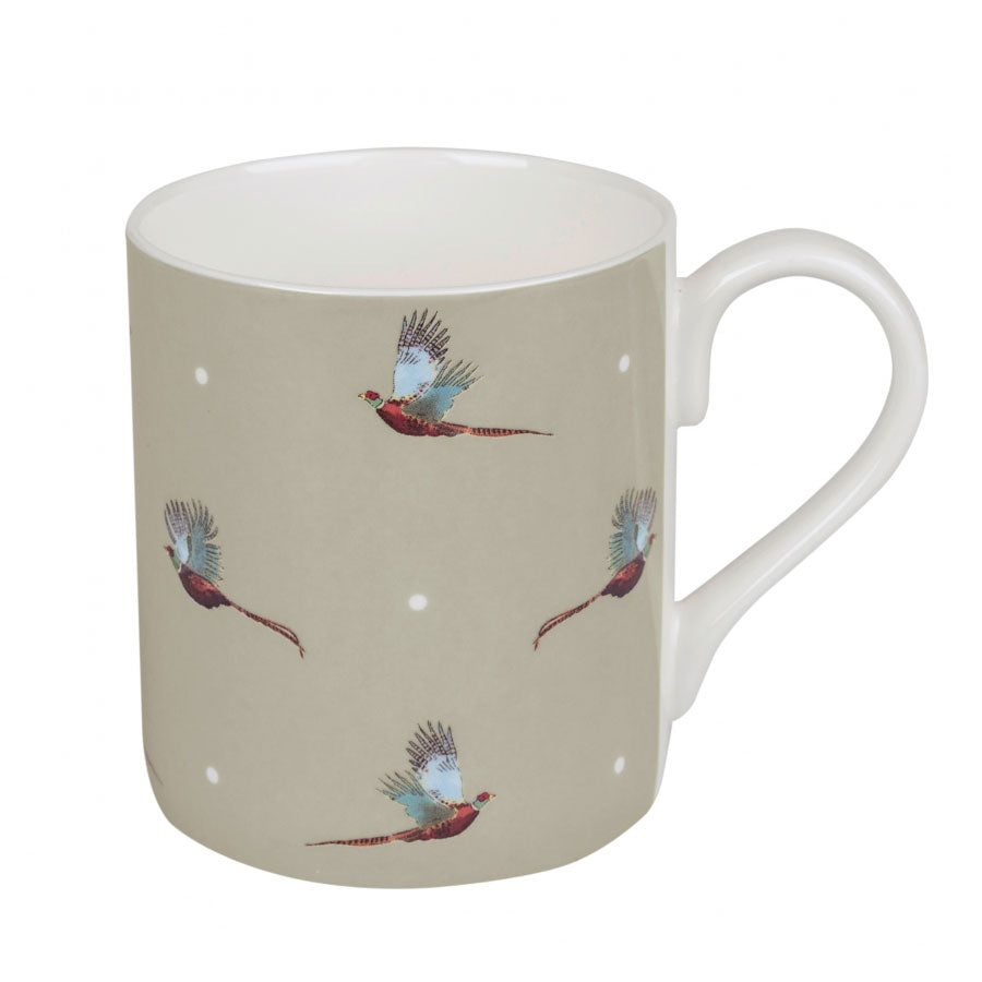 Sophie Allport Flying Pheasant Mug (Coloured)