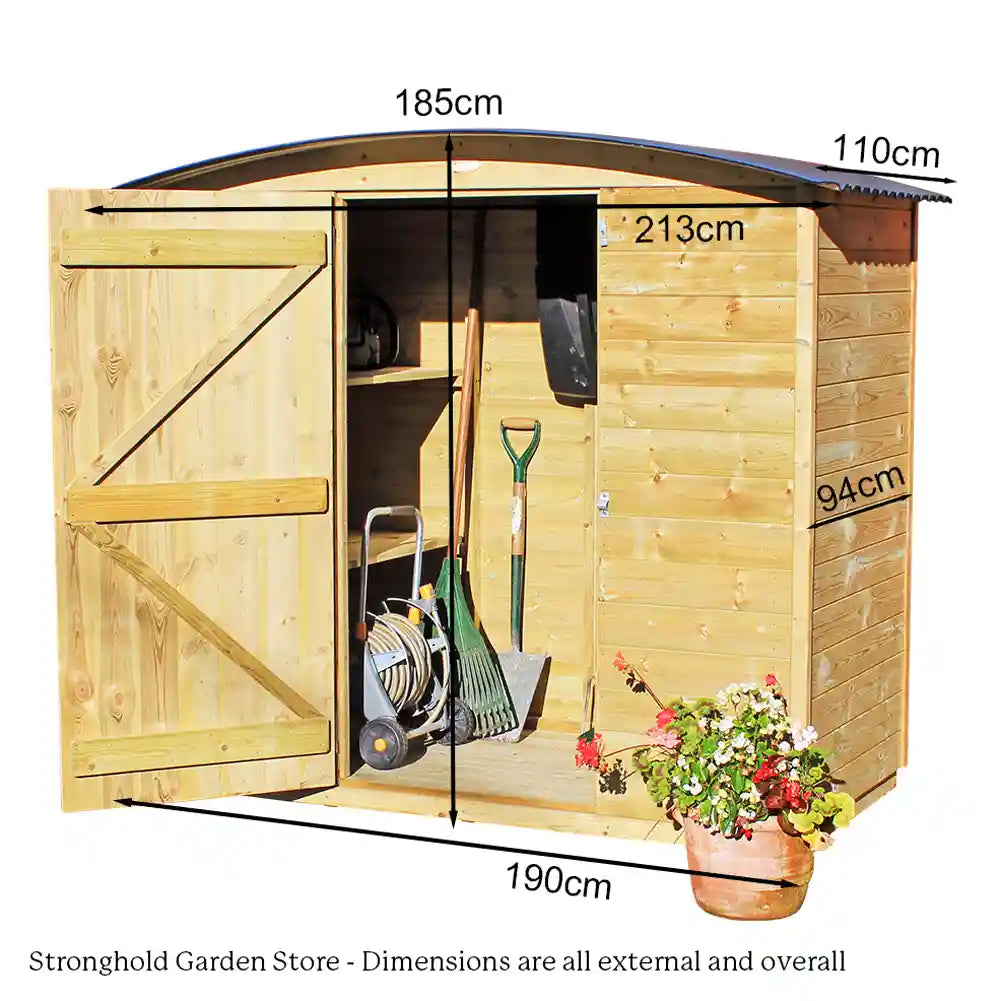 The Stronghold Garden Store (6ft wide)