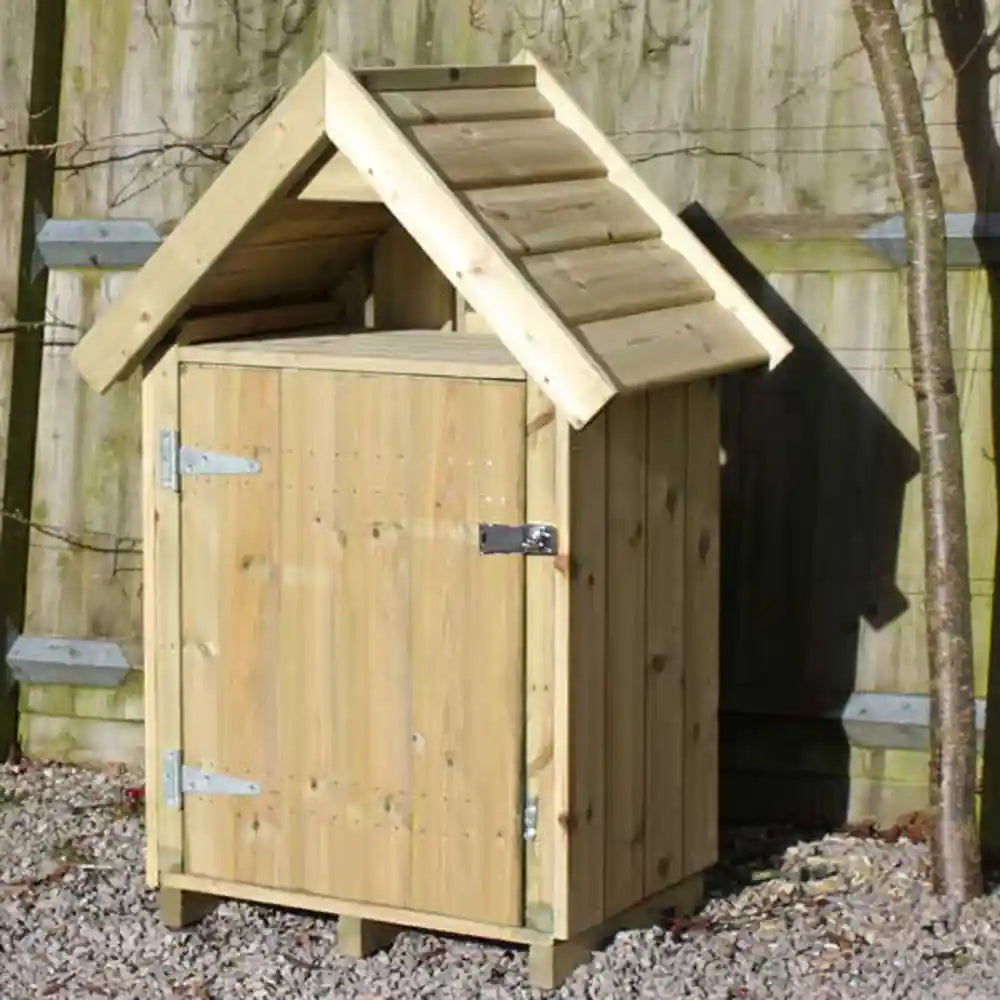 Small Garden Storage Hut - door closed
