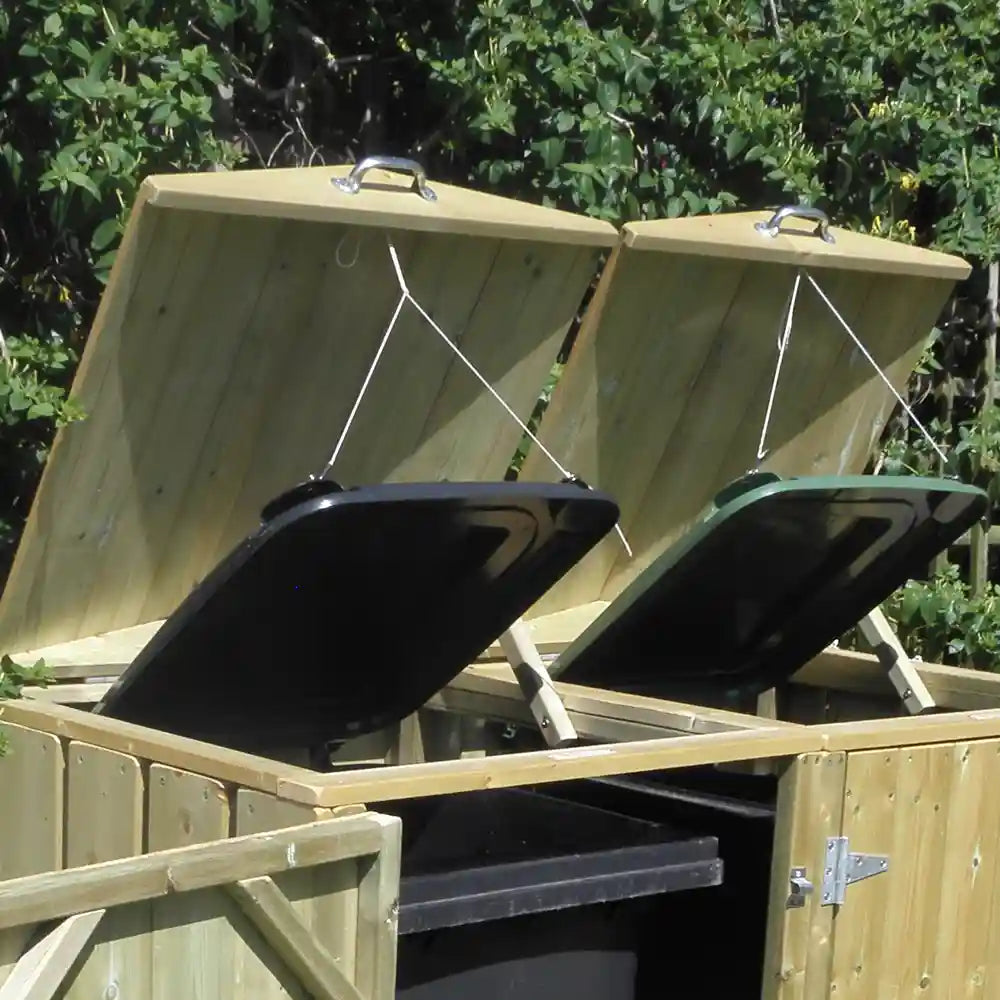 Easy auto opening of Wheelie Bin Lids