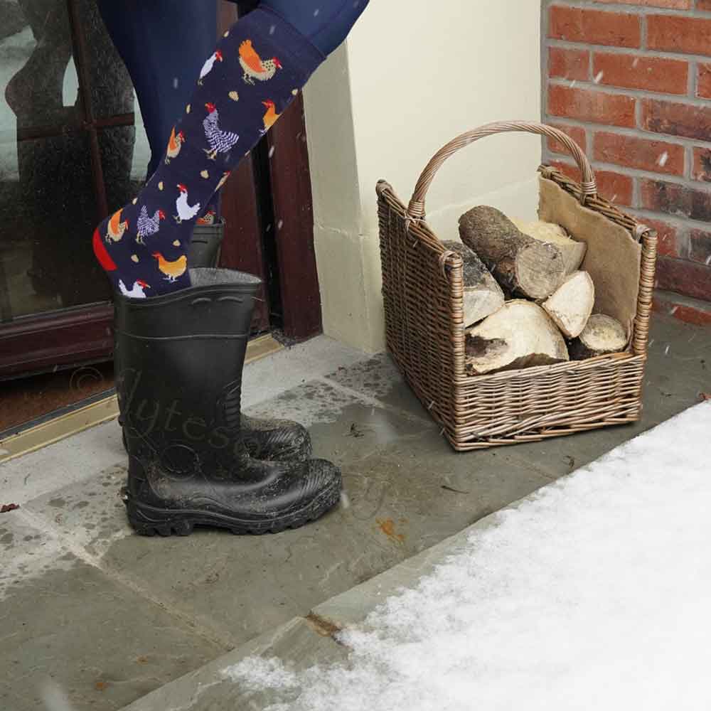 Bartleby Funky Welly Socks - Chicken