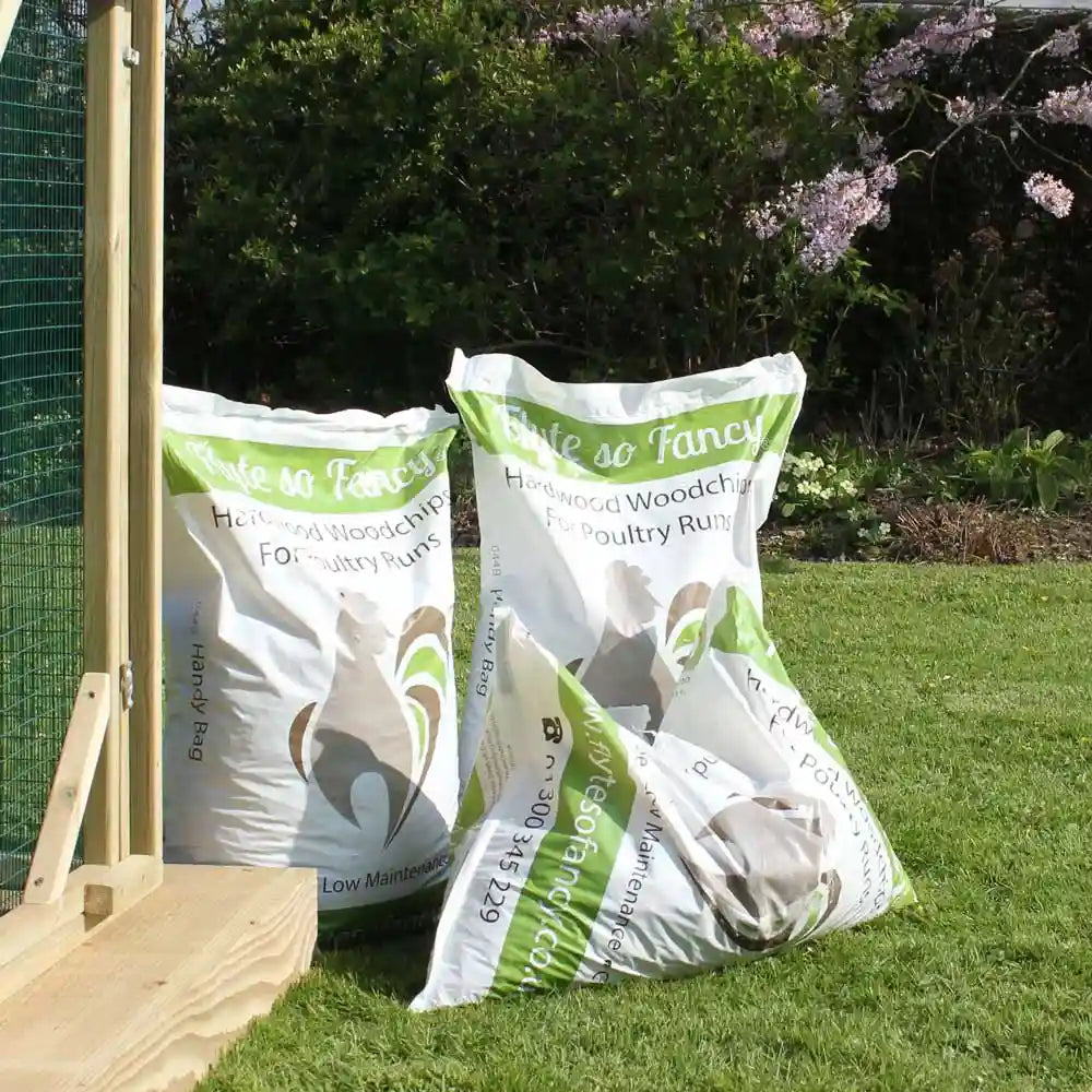 Hardwood Woodchip for Poultry Runs - 40 Bags