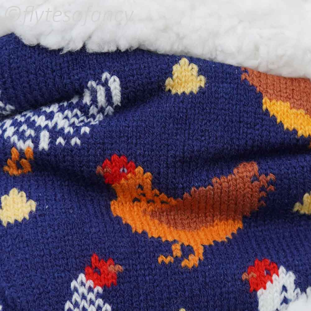 Bartleby Funky Chicken Sherpa Neckwarmer - NEW!