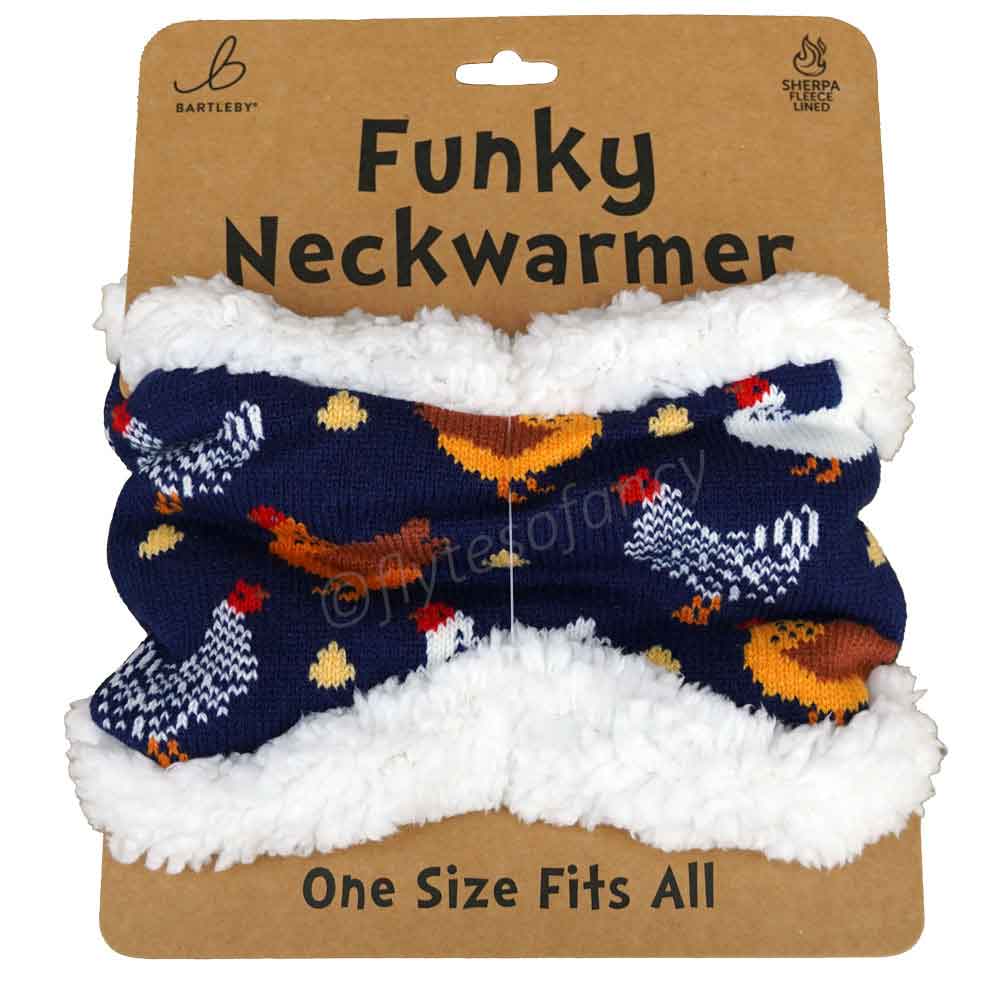 Bartleby Funky Chicken Sherpa Neckwarmer - NEW!