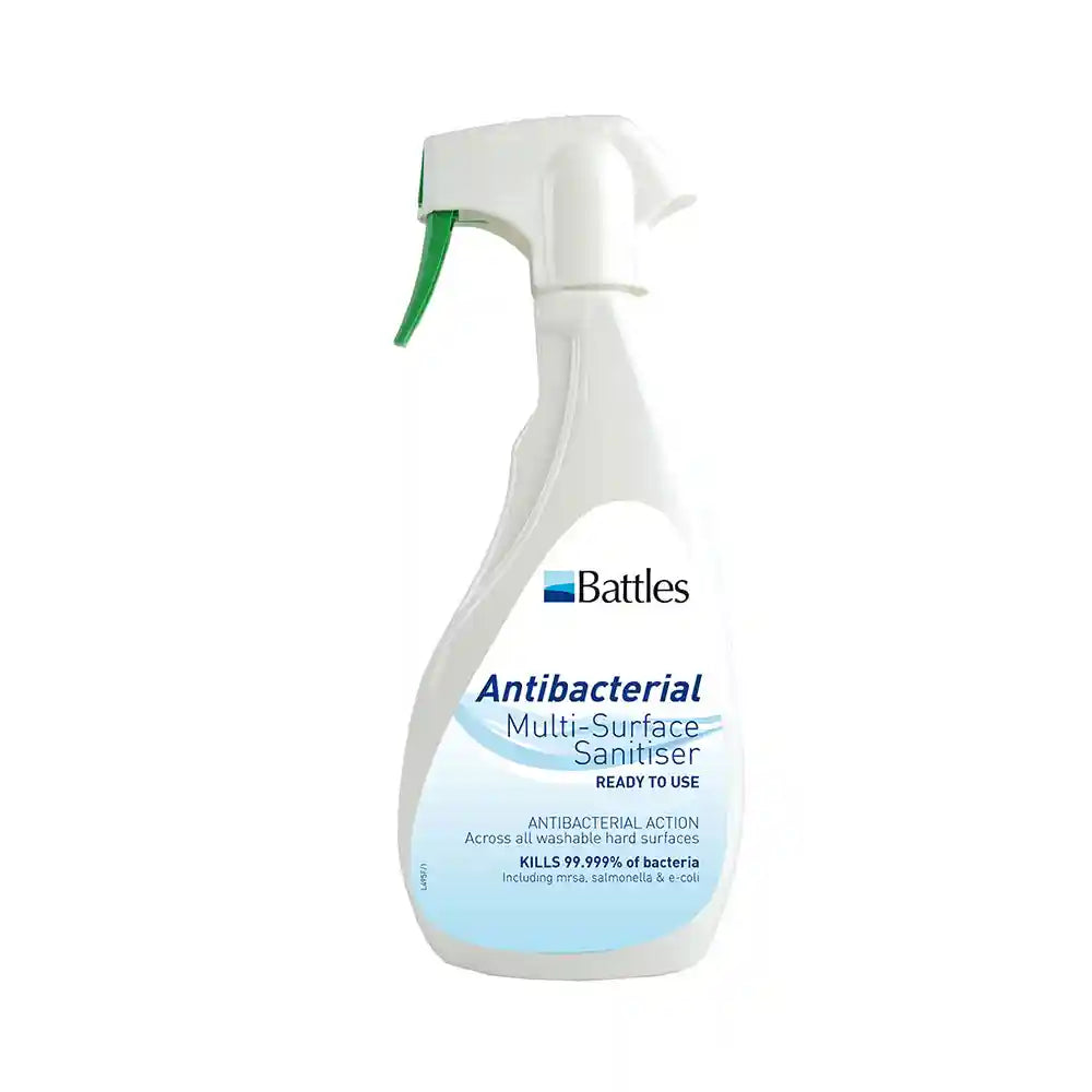 Battles Antimicrobial Surface Cleaner & Sanitiser Spray