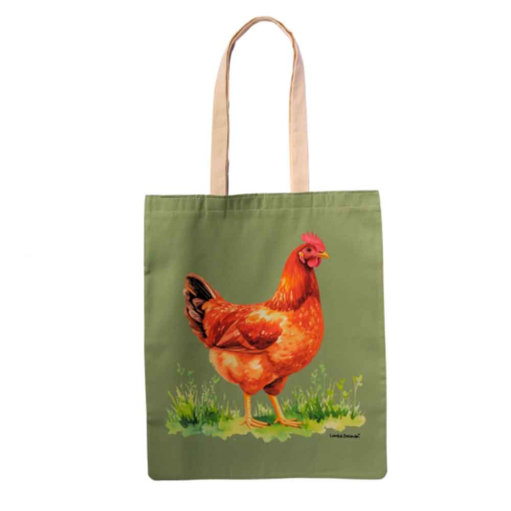 Bartleby Green Shopping Bag - Chicken - NEW!!