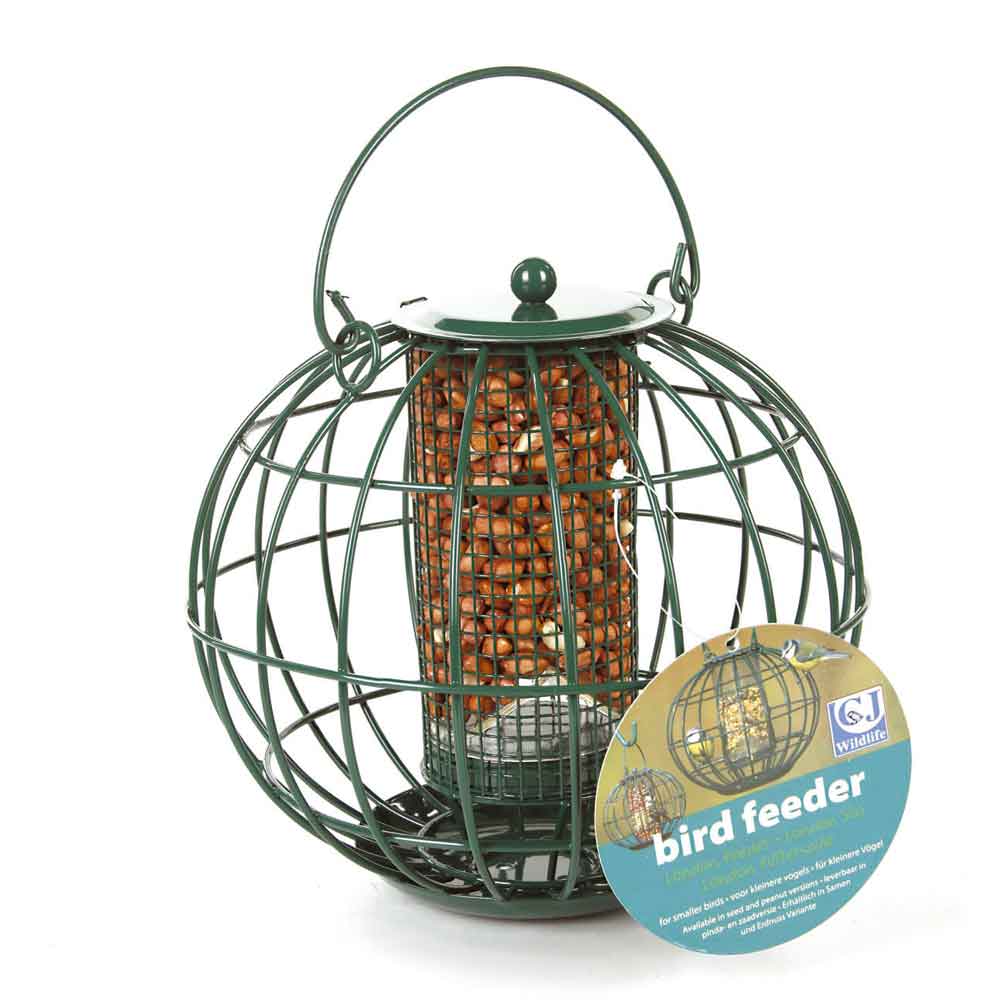 CJW Green Squirrel Proof Peanut Feeder - NEW!
