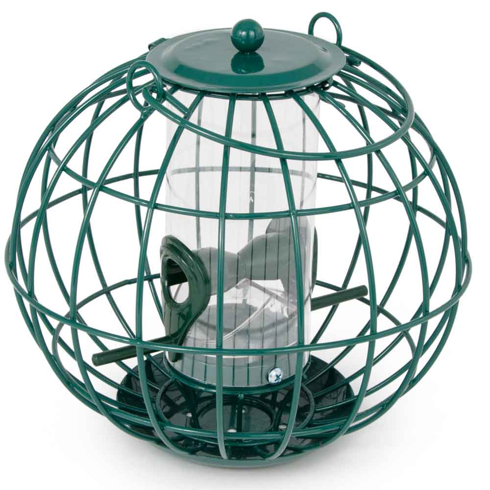 CJW Green Squirrel Proof Seed Feeder - NEW!
