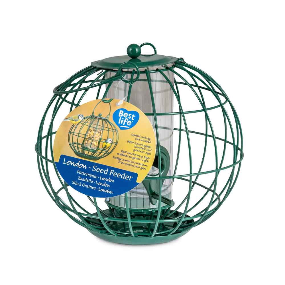 CJW Green Squirrel Proof Seed Feeder - NEW!