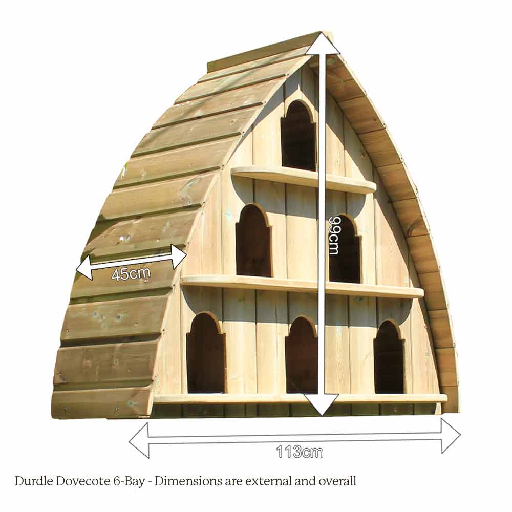 Dimensions of Durdle Door Six-Bay Dovecote