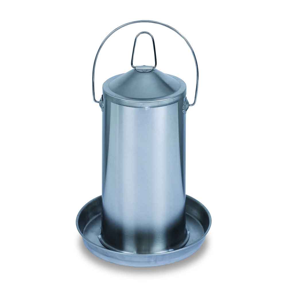 Gaun Stainless Steel Chicken Drinker, 4 litre - NEW!