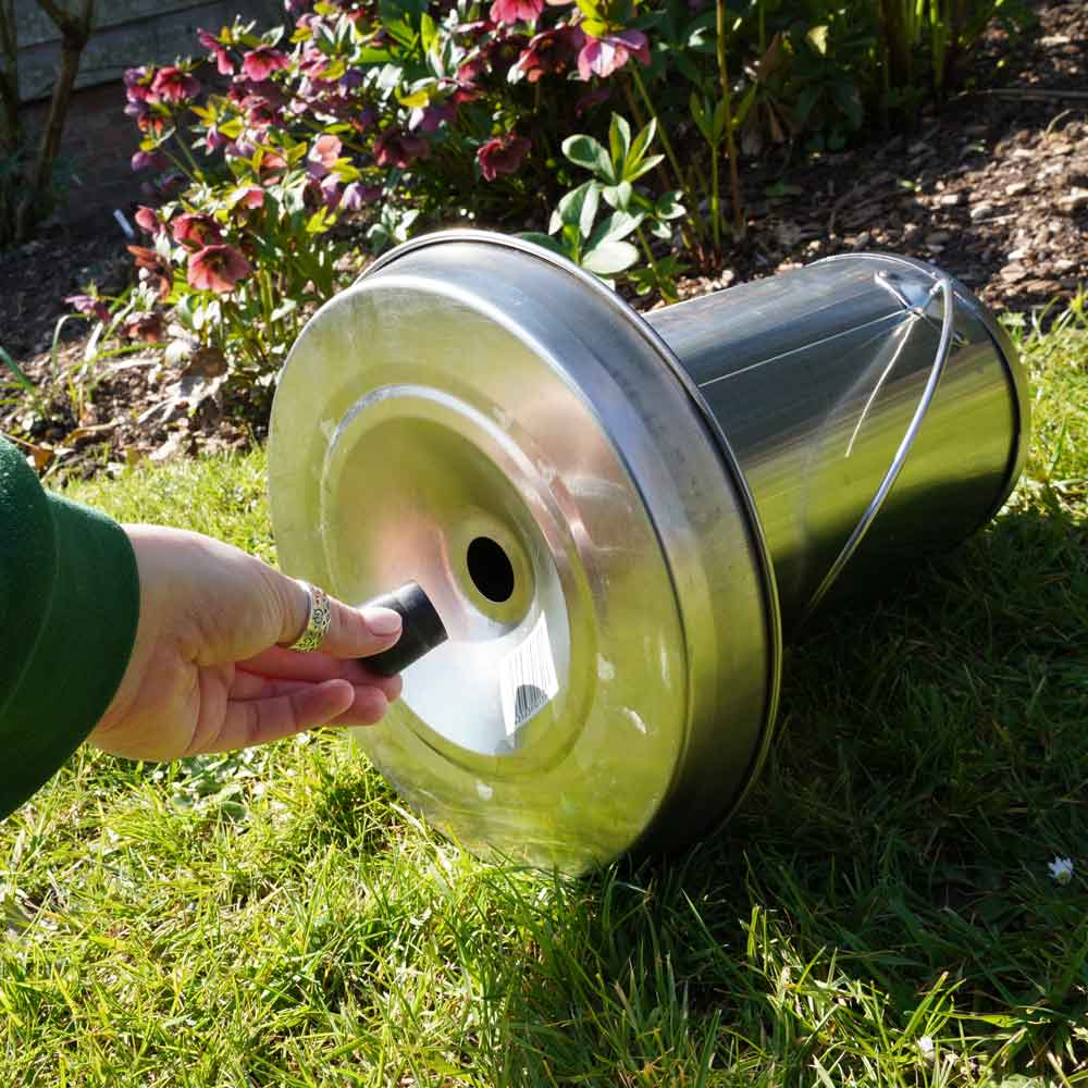 Gaun Stainless Steel Chicken Drinker, 4 litre - NEW!