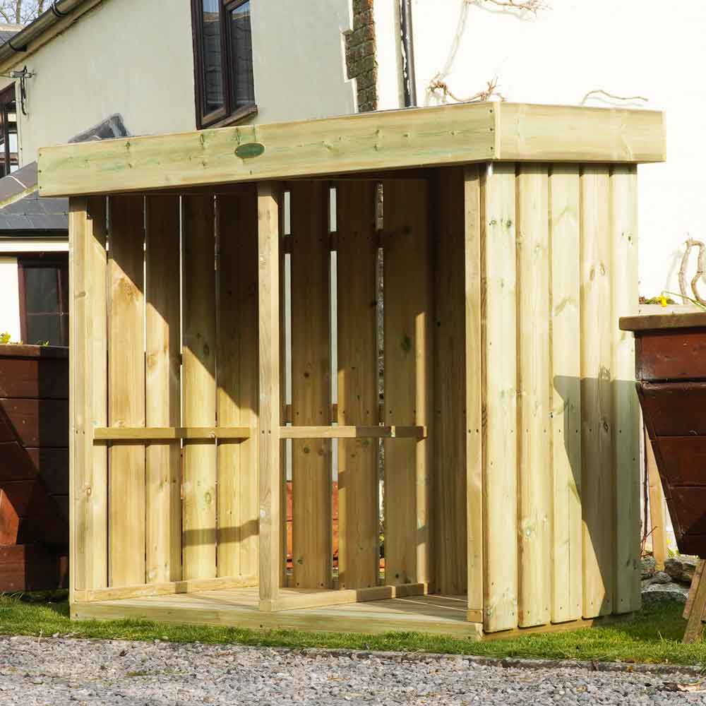 Grow Top Double Wheelie Bin Store - NEW!