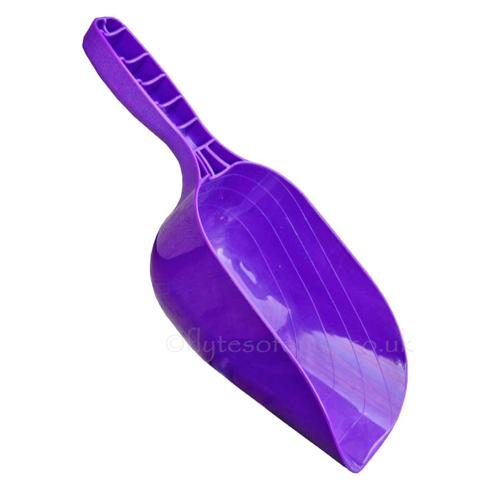 Small Plastic Feed Scoop - Purple