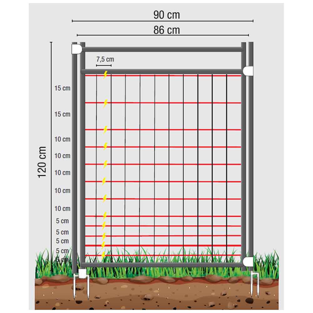 Rigid Gate for Electric Poultry Netting - NEW!