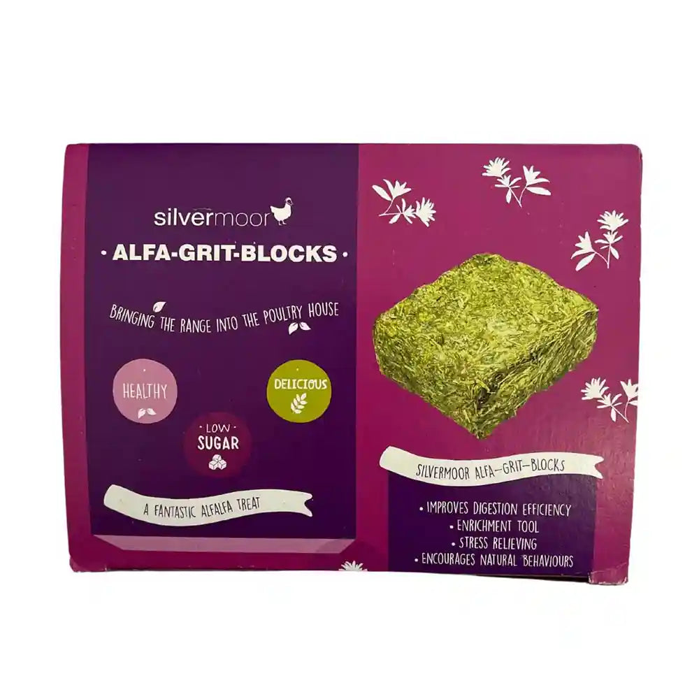 Silvermoor Alfa-Grit Block Chicken Treat -1kg