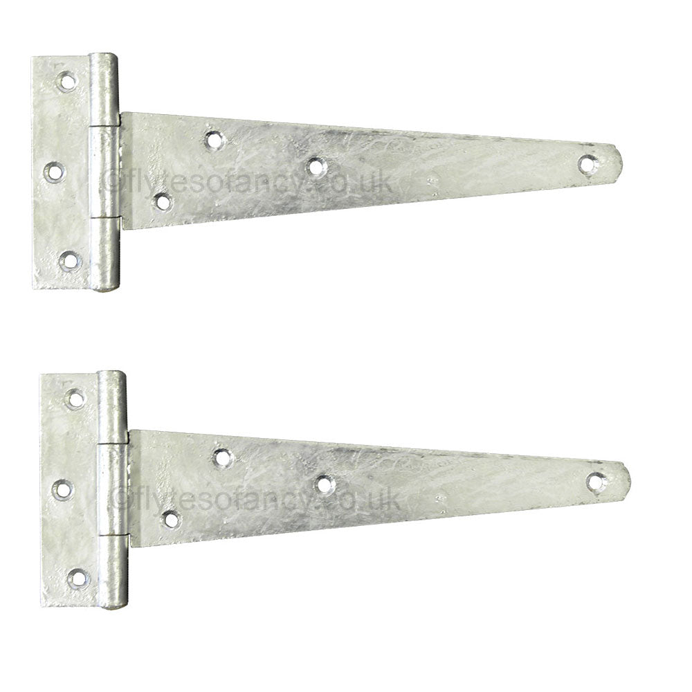 10in (250mm) Heavy Duty Galvanised Tee Hinges,