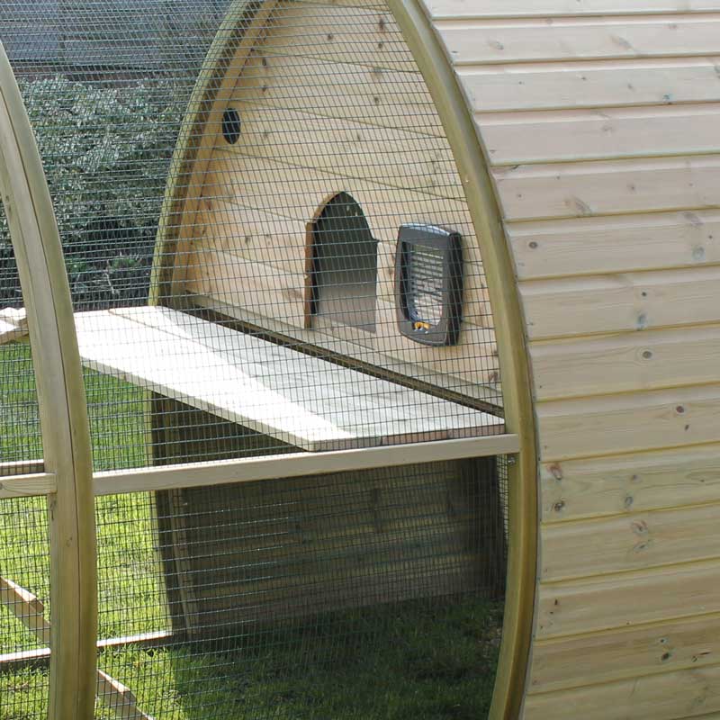 Sun deck of The Baby Arch Cat House