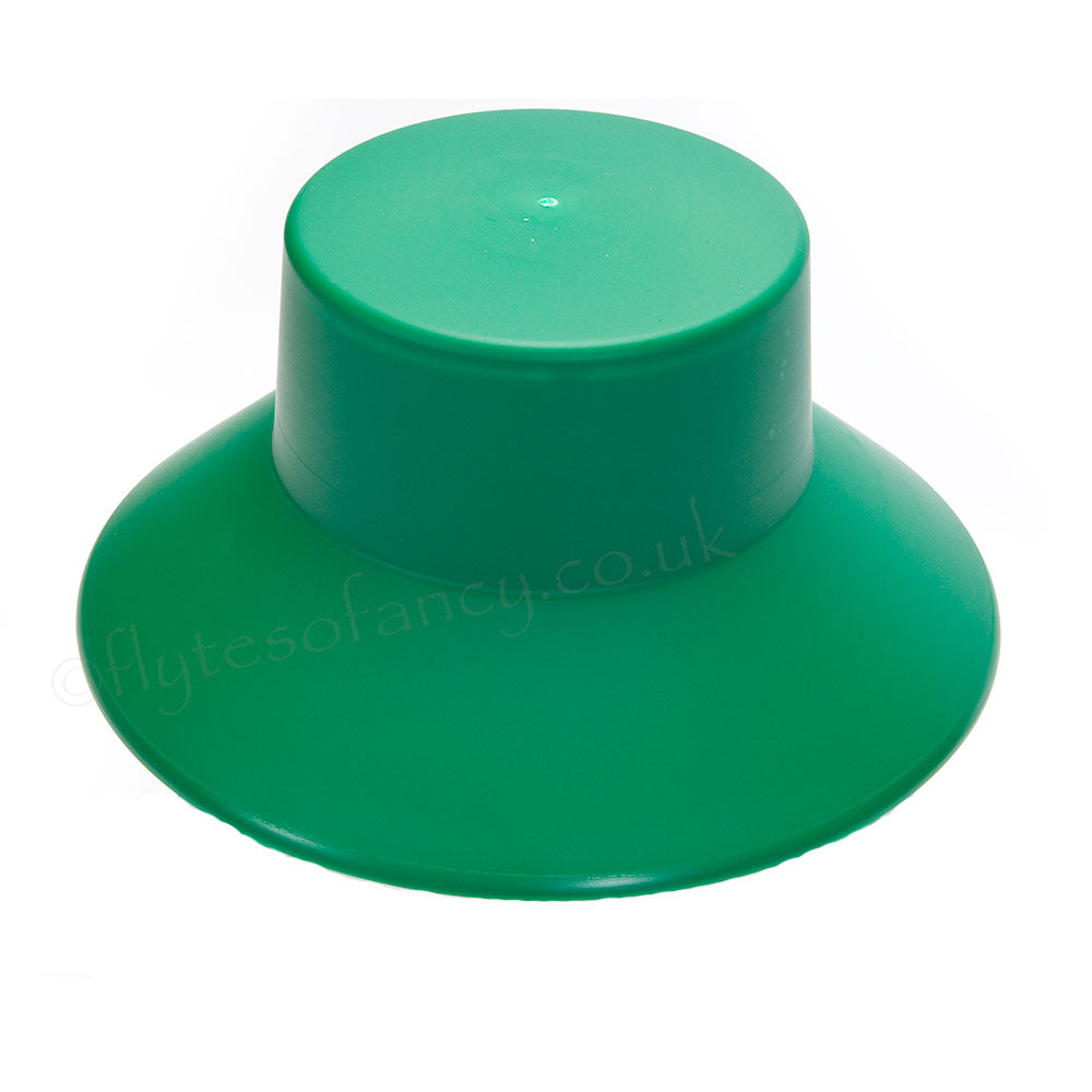 Green Plastic Rain Hat for BEC 6kg Blenheim Chicken Feeder