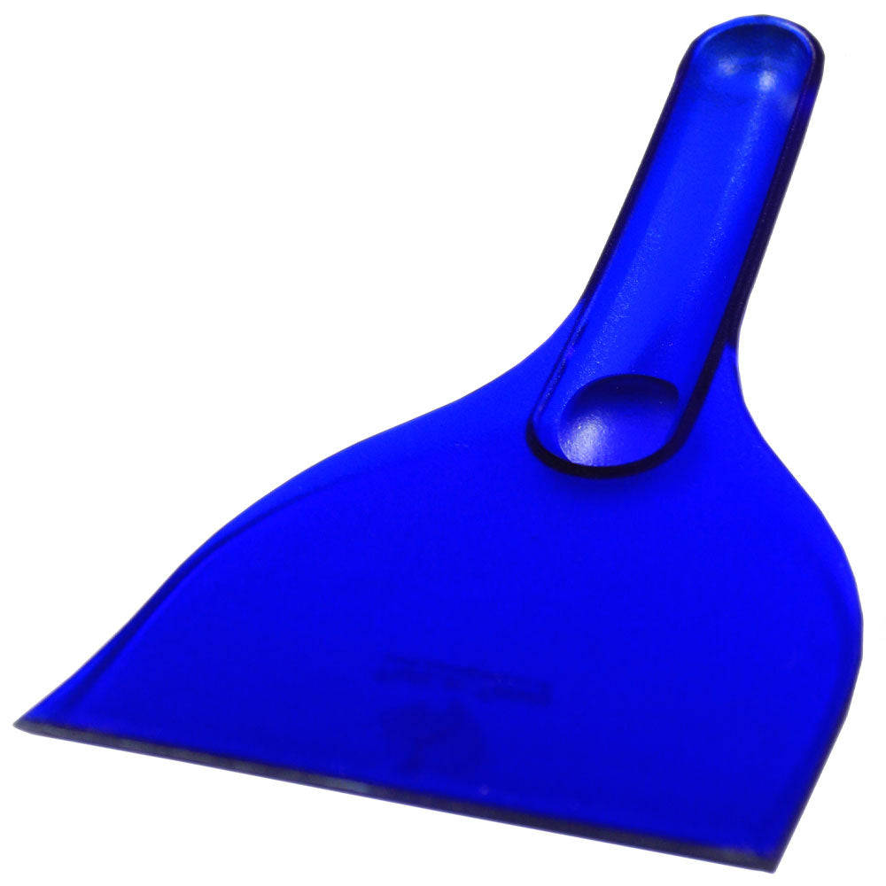 Small Blue Plastic Scraper Tool