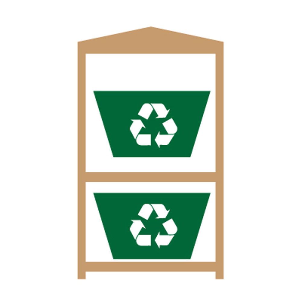 Recycling Bin Store - Single