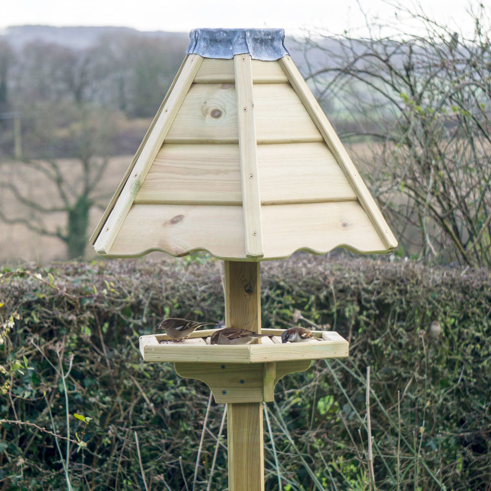 Elizabeth Garden Bird Table in winter