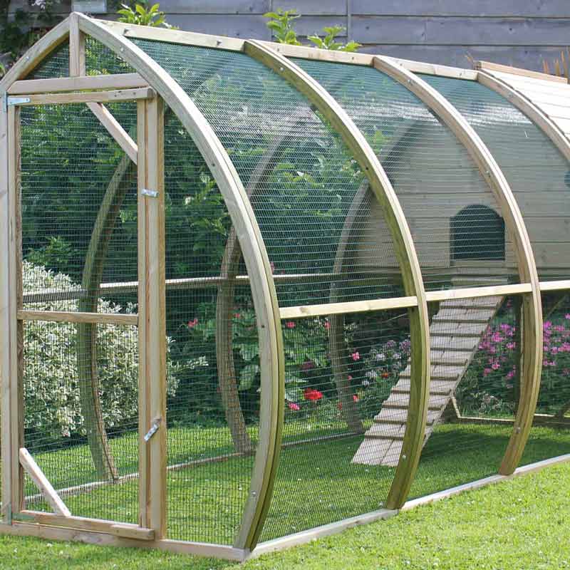 Arch Coop with a 3ft extension added