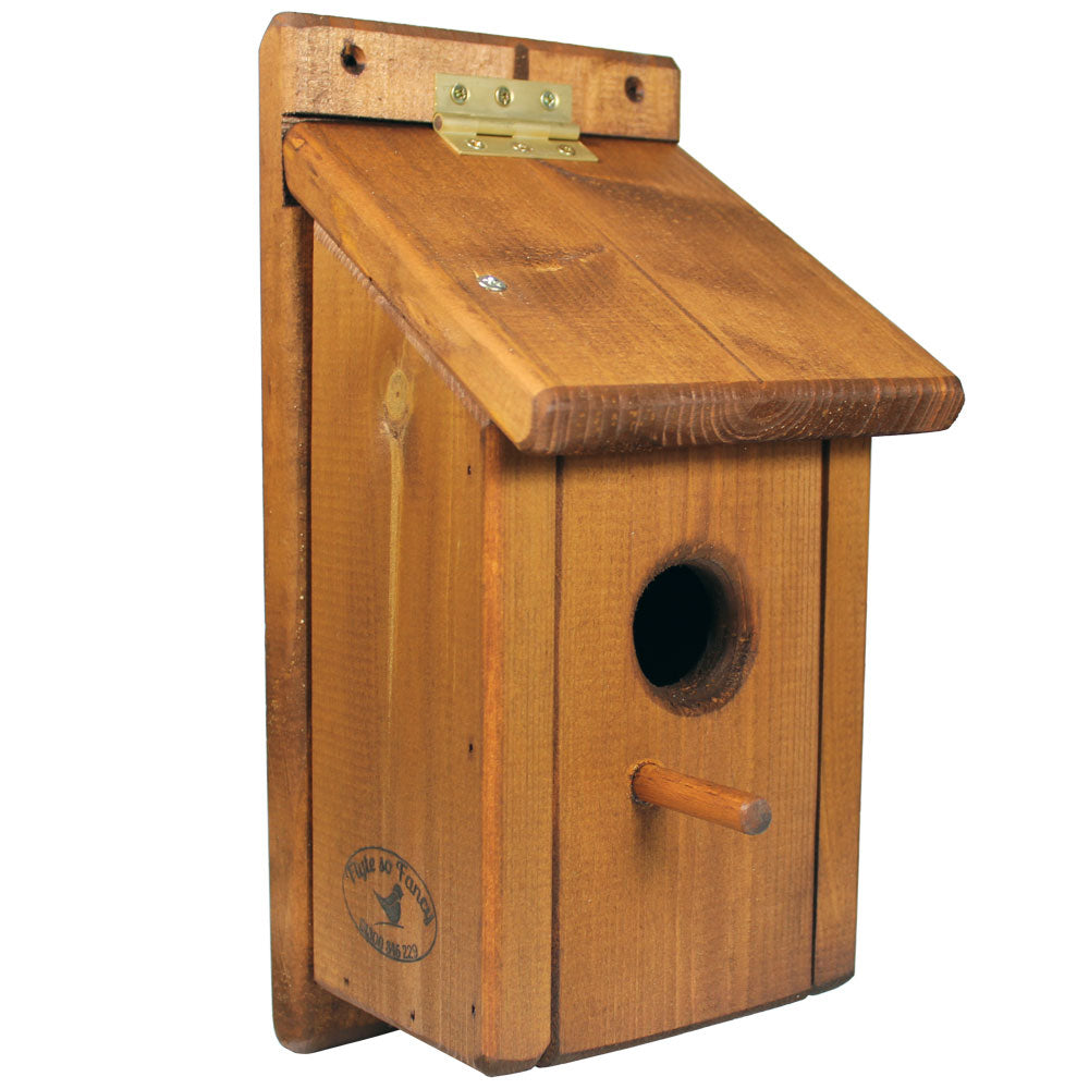 Brown Flyte Garden Bird Nest Box, 32mm