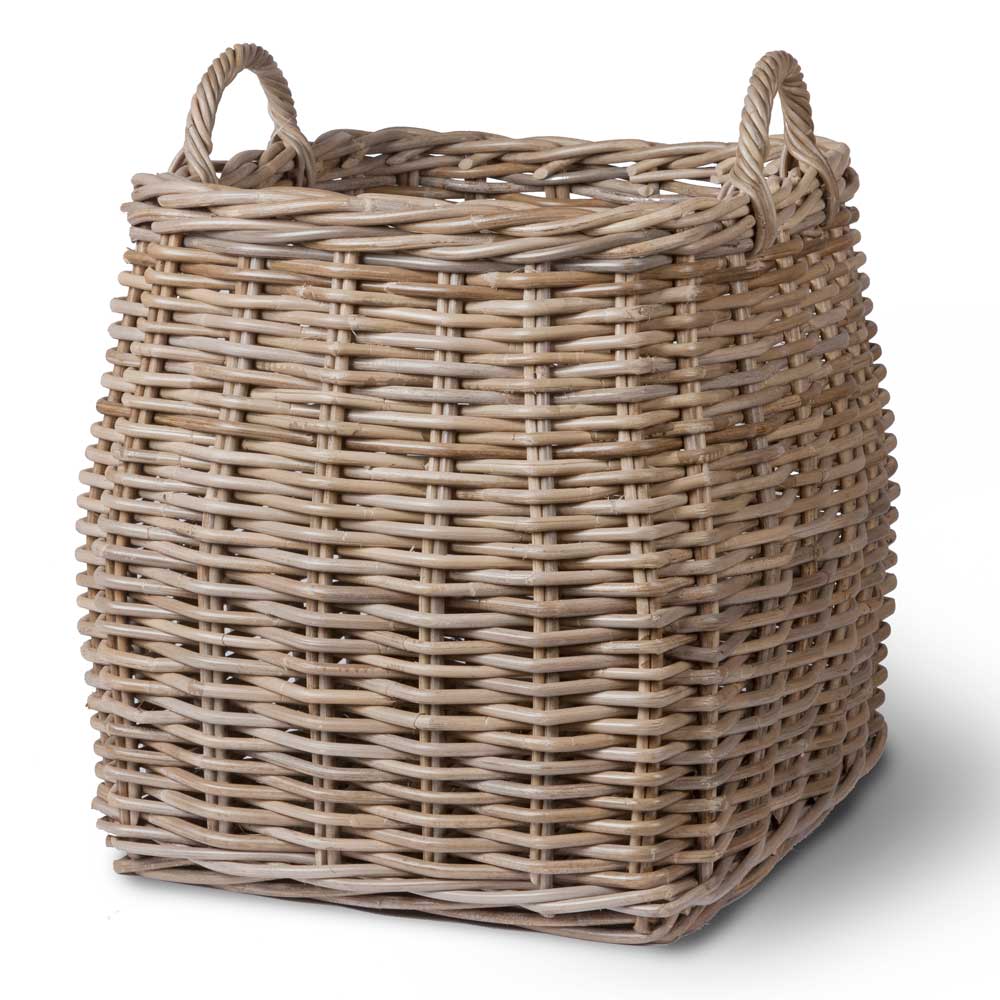 Tapered Rattan Log Basket