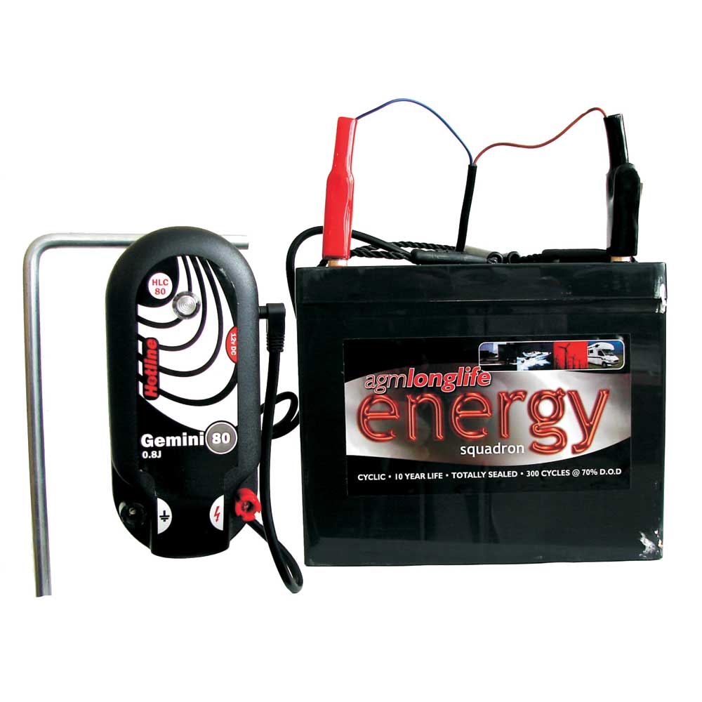 Gemini HLC80 energiser connected to 12v battery