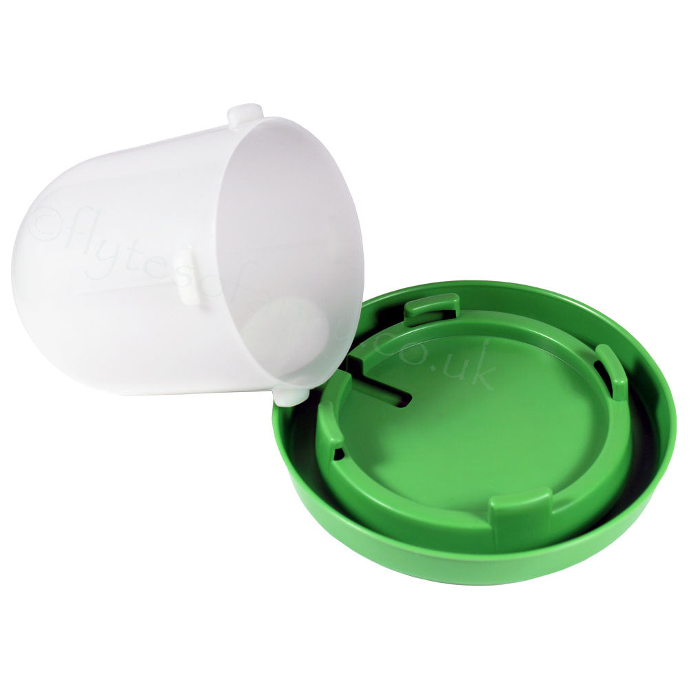 Green Bio-Plastic Drinkers for Chickens, 1.5L open