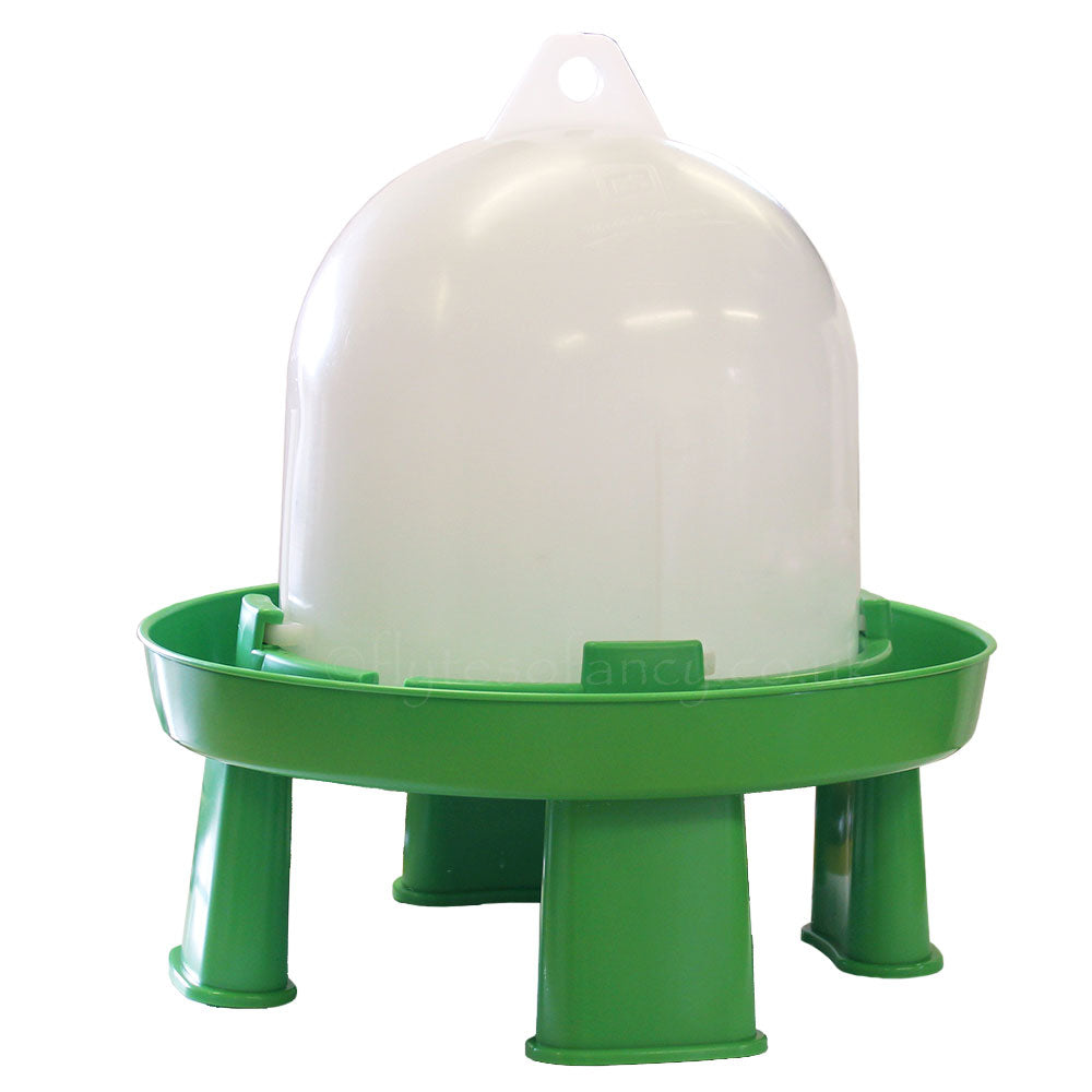 Green Bio-Plastic Drinkers for Chickens, 3.5L