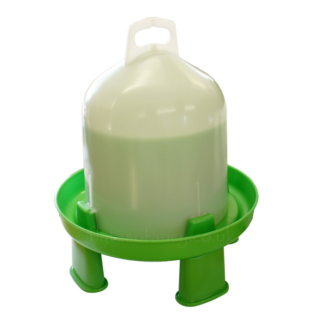 Green Bio-Plastic Drinkers for Chickens, 6L