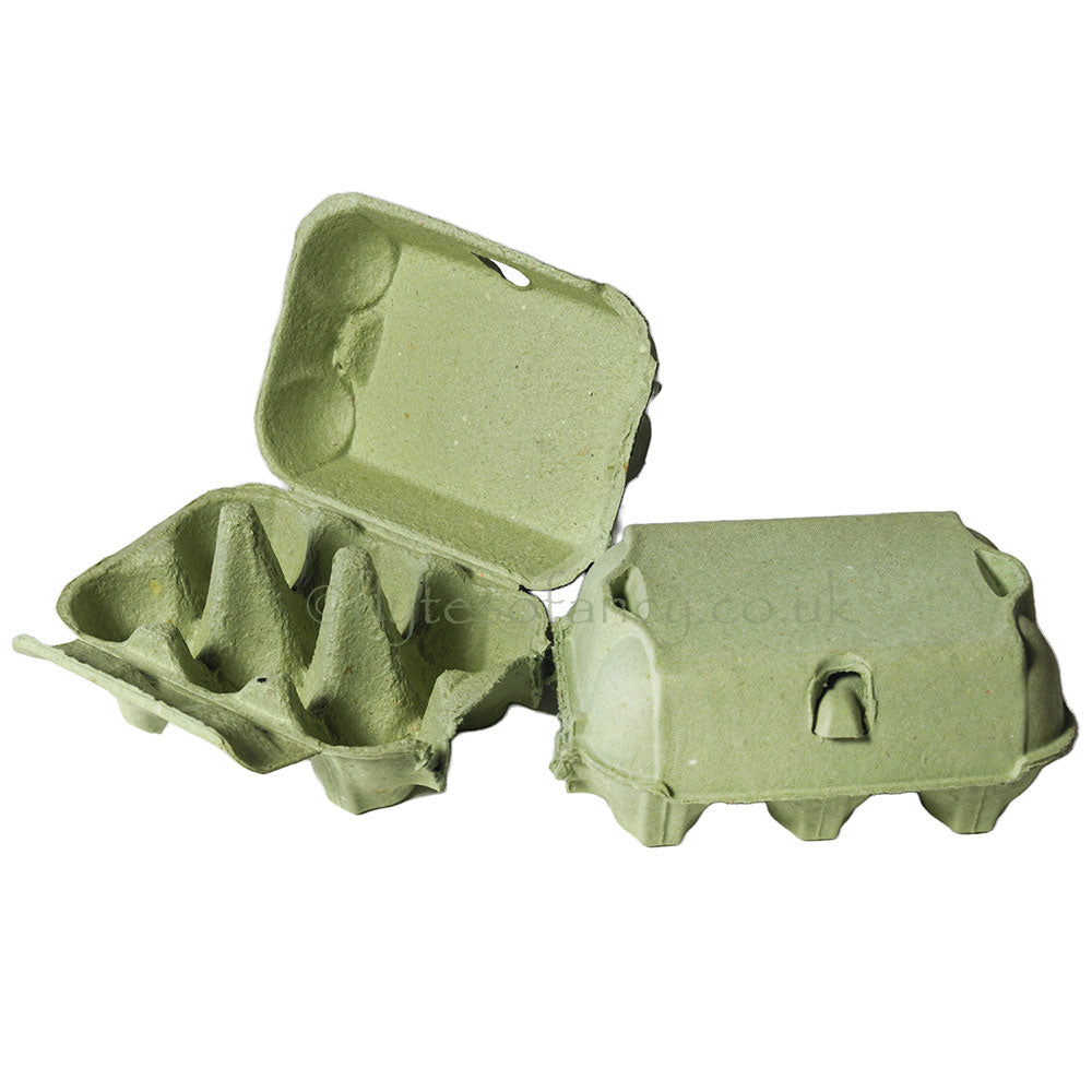 Plain Coloured Egg Boxes, Pistachio Green