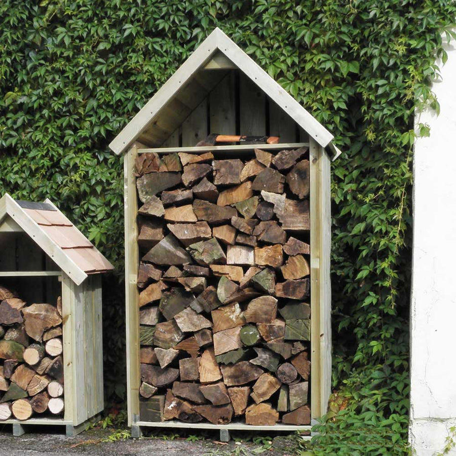 High Hinton 3ft Log Store | Outdoor Log Storage, UK made