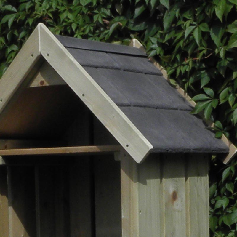 Slate Roof of High Hinton Log Store