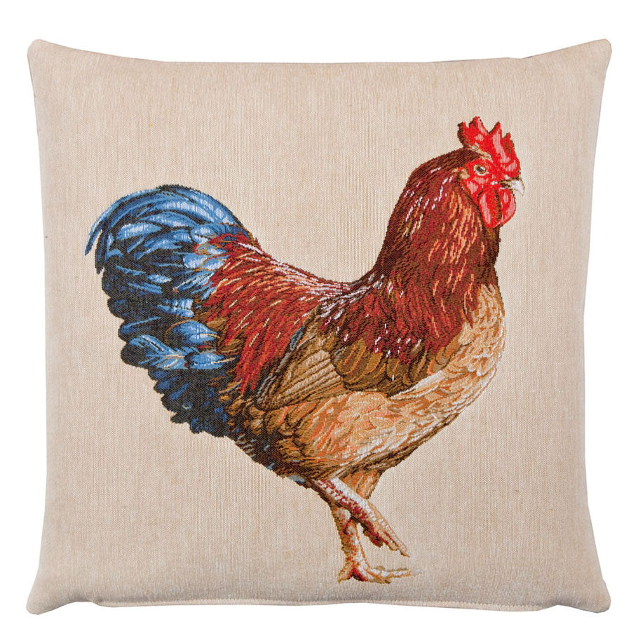 Hines Maran Cockerel Tapestry Cushion