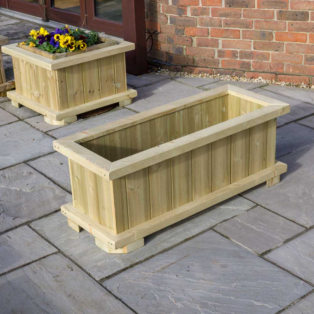 Large Holwell Wooden Garden Planter, view 2