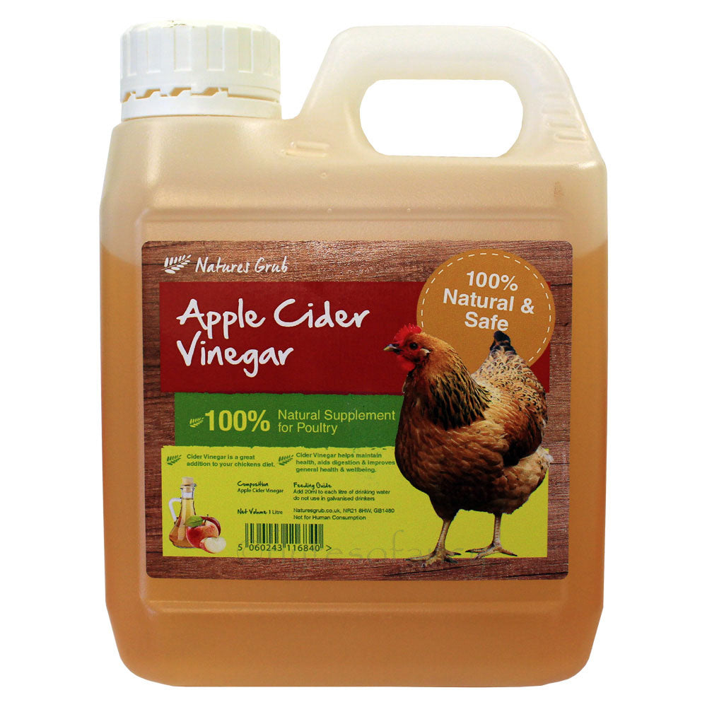 Nature's Grub Cider Vinegar for Chickens