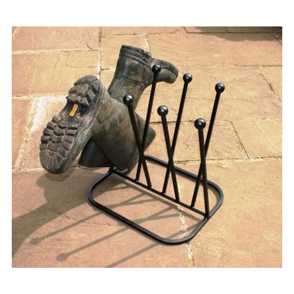Four Pair Welly Boot Stand