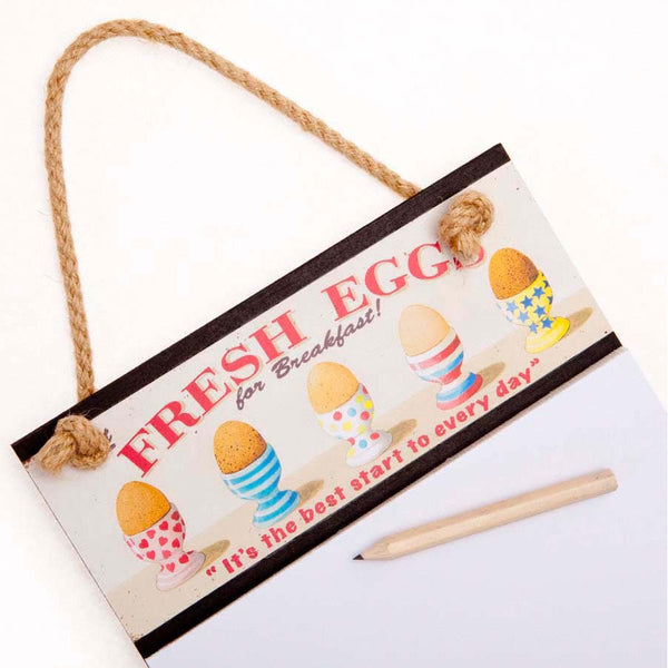 Wiscombe Fresh Eggs Scribbler Notepad | Chicken Notepads & Stationery