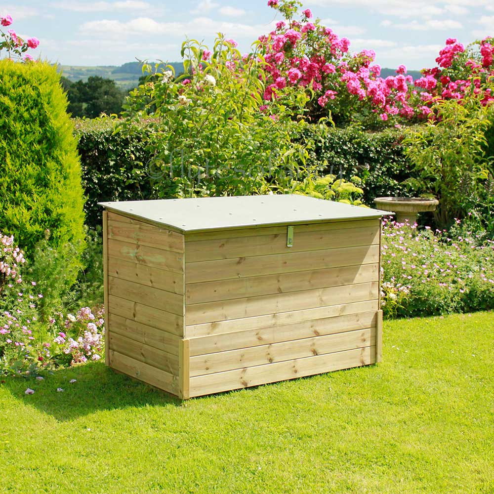 Dorset Garden Storage Box in the garden